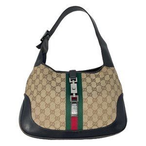 Gucci Jackie Web Vintage GG Monogram Hobo Bag